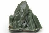 Green, Hedenbergite Included Quartz Cluster - Mongolia #231710-1